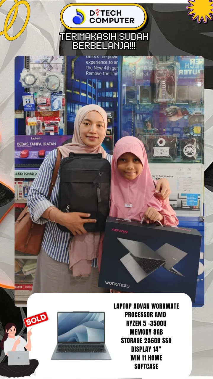 Testimoni laptop Advan