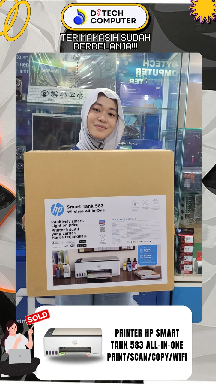 Testimoni printer HP 583